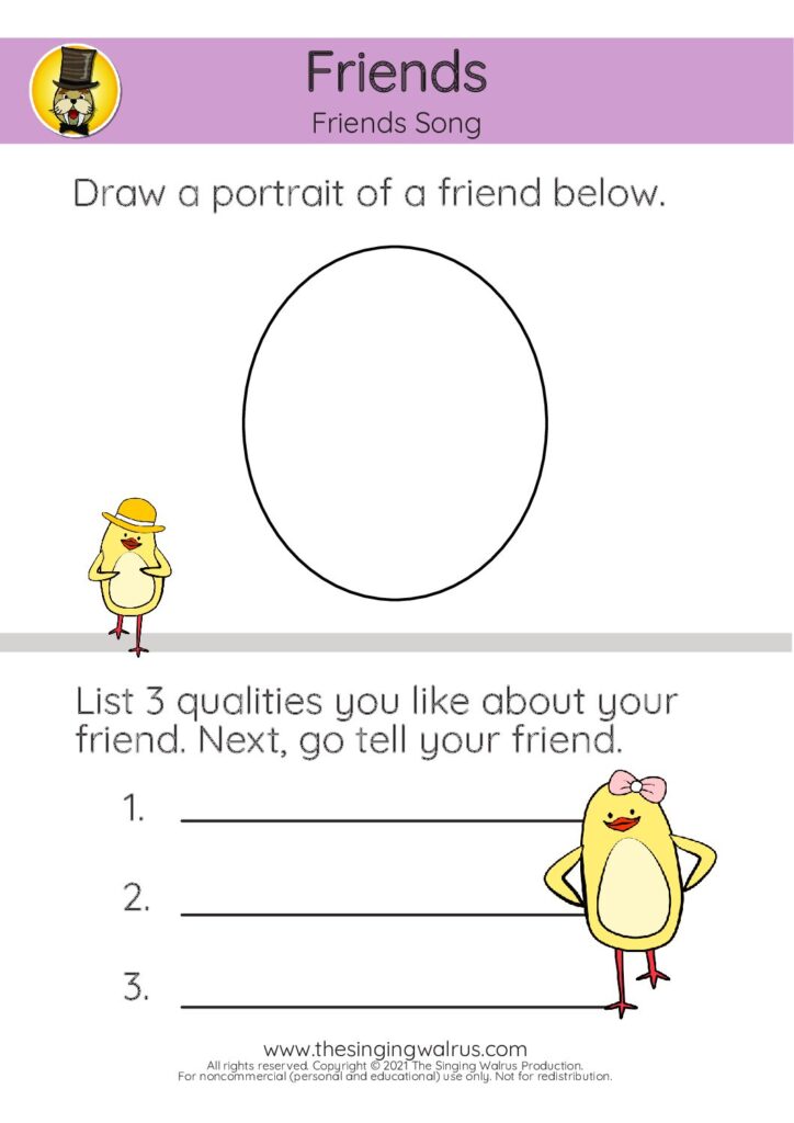 Friends Song portrait 