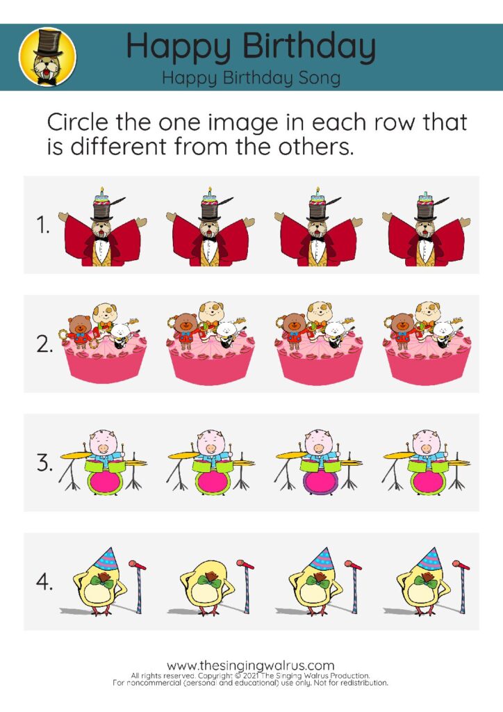 Happy Birthday circle 