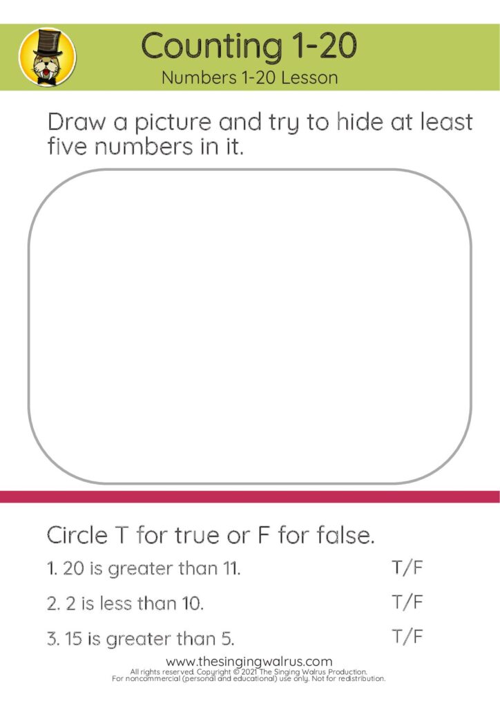 1-20 Lesson draw 