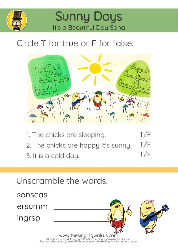 Beautiful Day true or false 