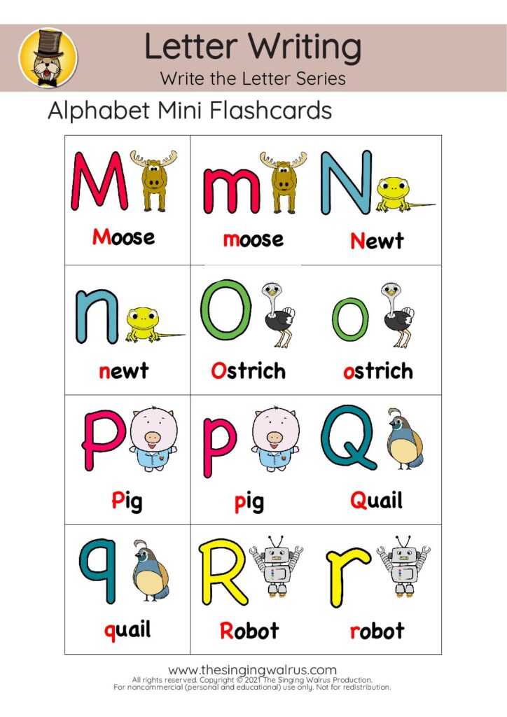 Color Flashcards M-R 
