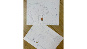 Splatter Paint Rain (Rain, Rain, Go Away)