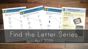 Find the Letter Series Printables