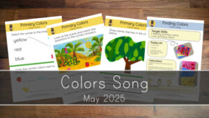 Colors Song Printables