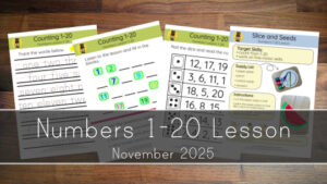 Numbers 1-20 Lesson Printables