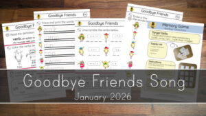 Goodbye Friends Printables