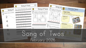Song of Twos Printables