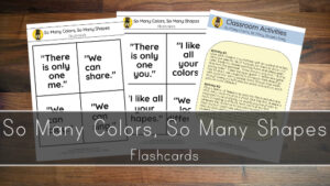 So Many Colors, So Many Shapes – Flashcards