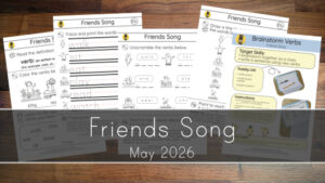 Friends Song Printables