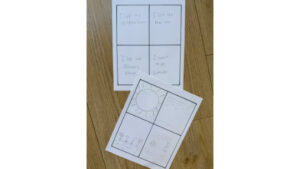 DIY Flashcards (It’s a Beautiful Day Song)