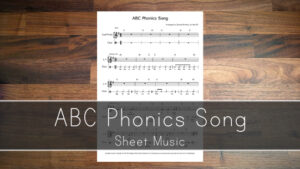 ABC Phonics Song – Sheet Music