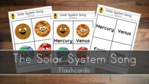 The Solar System Song – Flashcards
