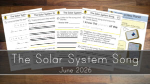 The Solar System Song Printables