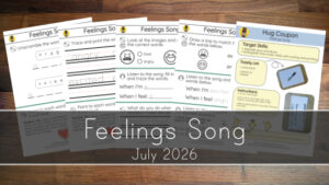 Feelings Song Printables