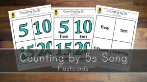 Counting by 5s Song – Flashcards