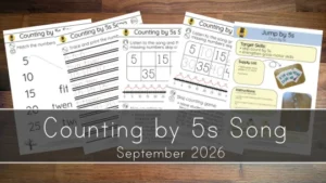 Counting by 5s Song Printables