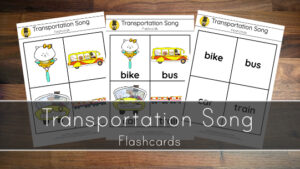 Transportation Song – Flashcards