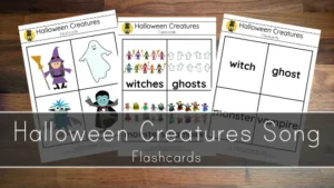 Halloween Creatures – Flashcards