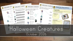 Halloween Creatures Printables