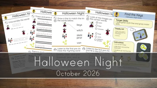 Halloween Night Printables